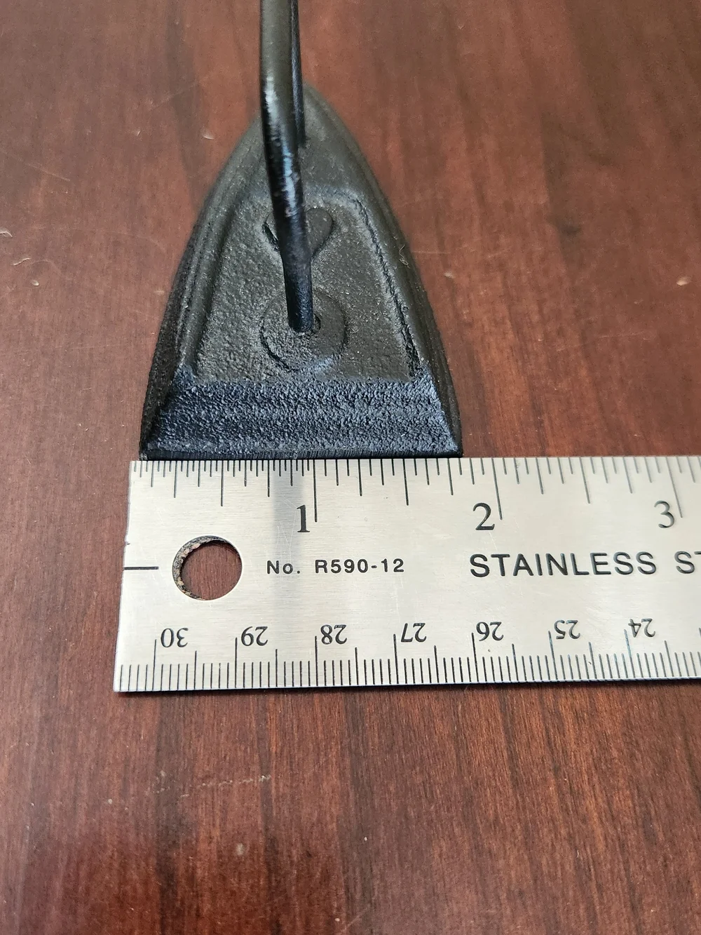 Vintage Miniature Cast Iron Sad Iron Paperweight Doll Accessory